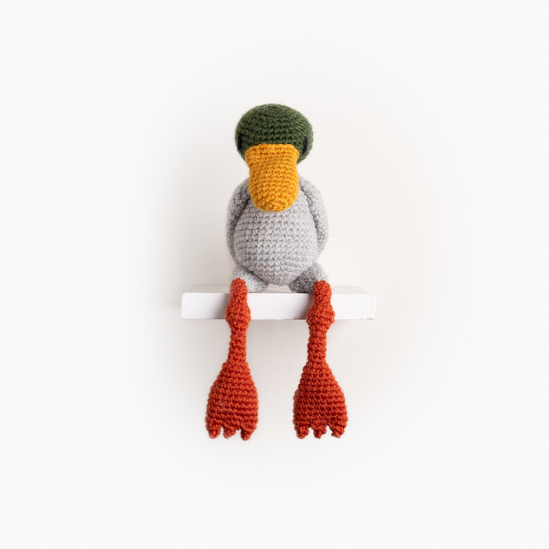 mallard bird crochet amigurumi project pattern kerry lord Edward's menagerie